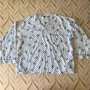 Christopher Hart Mens Sleepwear Top. Exclusive Apparel For Big & Tall 3XL